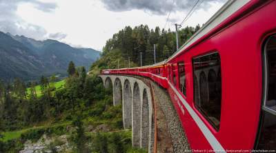Как устроены железные дороги в Швейцарии. Фото