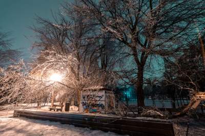 Аномальные холода превратили Бухарест в «ледяное царство». Фото