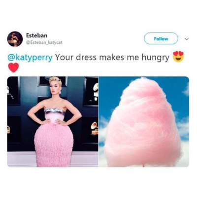 Кэти Перри из-за странного платья стала звездой мемов 