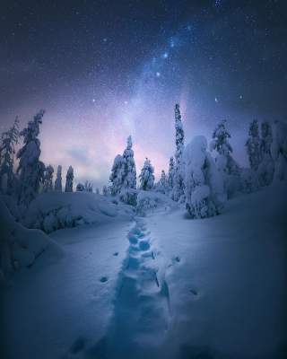 Гипнотические ночные пейзажи от финского фотографа-самоучки. Фото