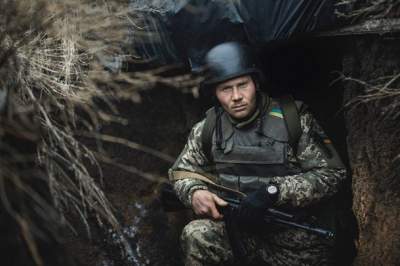 Фотопортреты украинских военных на передовой. Фото