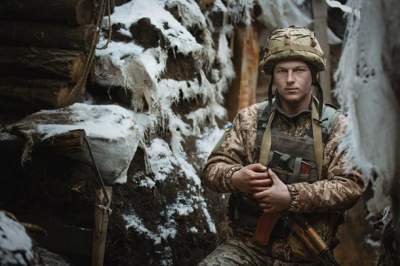 Фотопортреты украинских военных на передовой. Фото