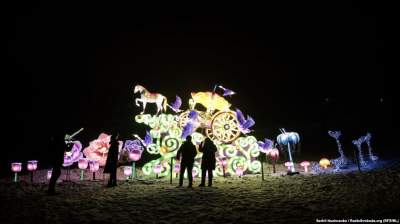 Киевский фестиваль китайских фонарей в ярких снимках. Фото