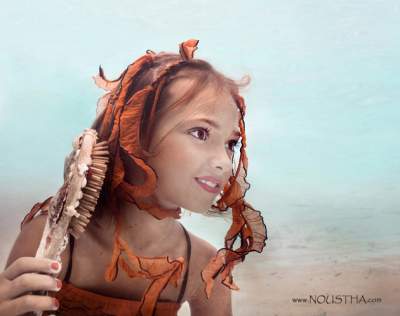 Фотограф создает оригинальные подводные портреты детей. Фото