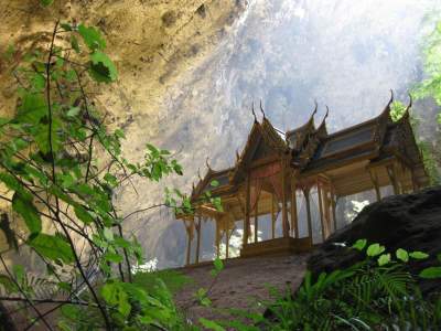 Любимая пещера короля Таиланда. Фото