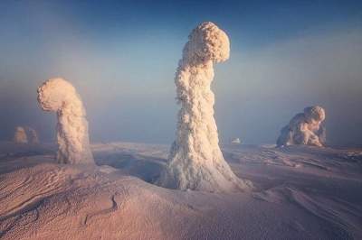 Фотограф показал, как выглядит зима в Финляндии. Фото