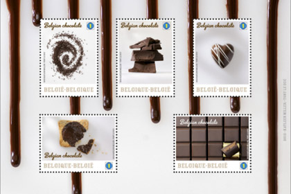 Бельгийцы выпустят шоколадные почтовые марки 