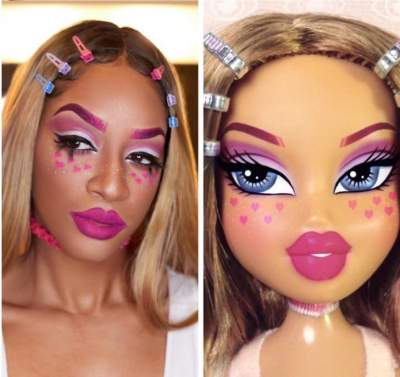 Новый тренд в Instagram: девушки превращают себя в кукол. Фото