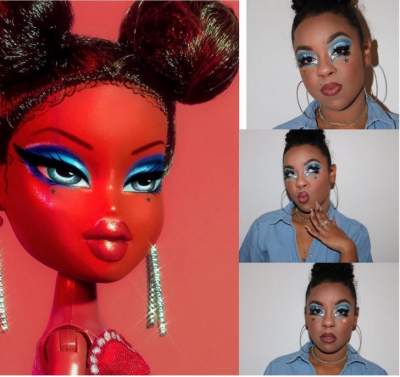 Новый тренд в Instagram: девушки превращают себя в кукол. Фото