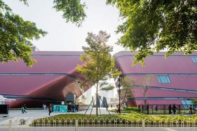 В Китае построили культурный центр с интерьером наизнанку. Фото 