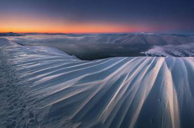 Польские горы в зимних пейзажах. Фото