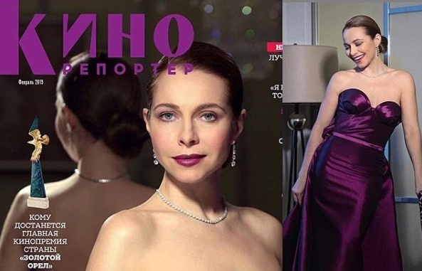 Екатерина Гусева в эффектном платье украсила обложку журнала