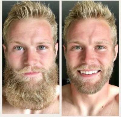 Как прическа и борода может изменить мужчину. Фото