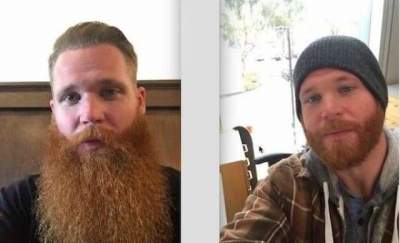 Как прическа и борода может изменить мужчину. Фото