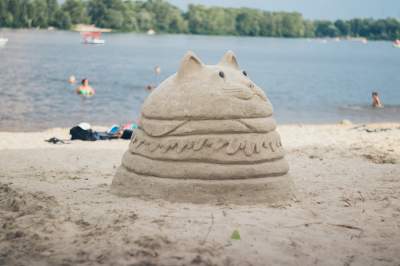 В Киеве прошел фестиваль скульптур из песка