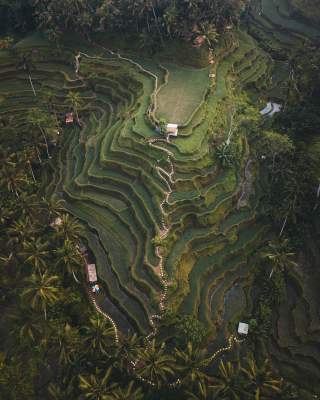 Райские пейзажи Индонезии, снятые с высоты птичьего полета. Фото