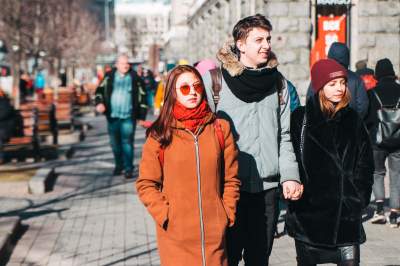 Весенний Киев: настроение жителей столицы в первые выходные марта. Фото