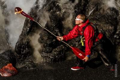 Виртуальное путешествие к действующему вулкану. Фото