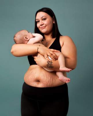 Молодые мамы показали, как выглядят женщины после родов. Фото