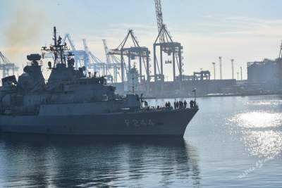 В Одессу прибыли турецкие военные корабли. Фото