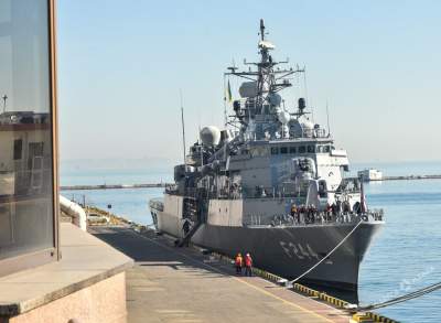 В Одессу прибыли турецкие военные корабли. Фото
