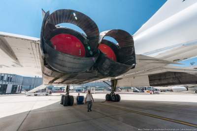 Знаменитый сверхзвуковой самолет Конкорд. Фото