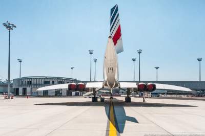 Знаменитый сверхзвуковой самолет Конкорд. Фото