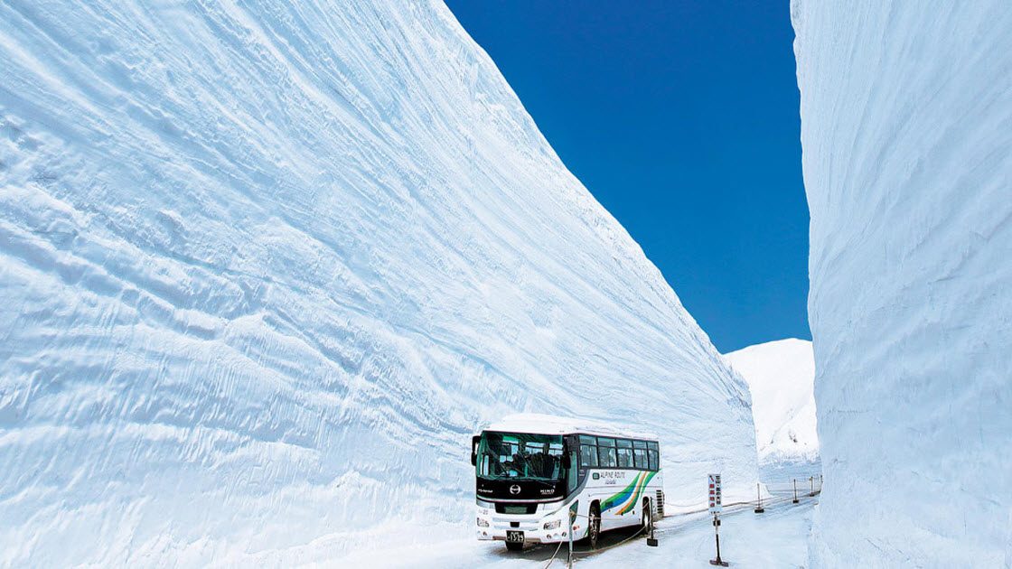 Tateyama Kurobe Alpine: снежный маршрут