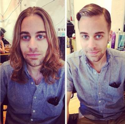 Как новая прическа может изменить внешность мужчины в лучшую сторону. Фото