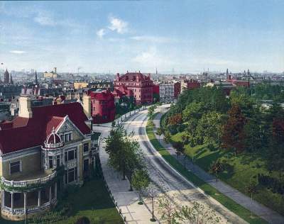 Цветные снимки Нью-Йорка 1900 года. Фото