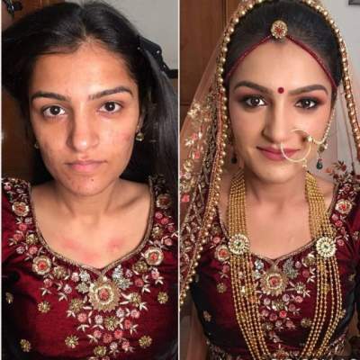 Свадебный макияж: невероятные перевоплощения девушек. Фото