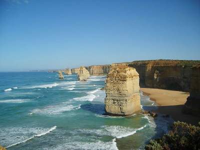 Двенадцать апостолов: знаменитые скалы Австралии. Фото