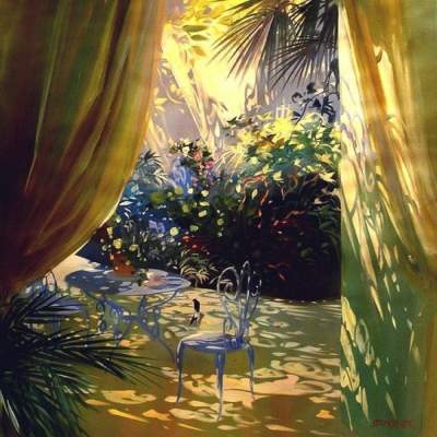 «Солнечные» картины от талантливого французского художника. Фото