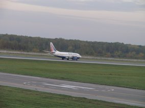 В Польше самолет съехал с взлетно-посадочной полосы 