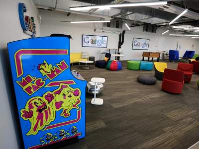 Необычные дизайнерские решения в офисах компании Google. Фото