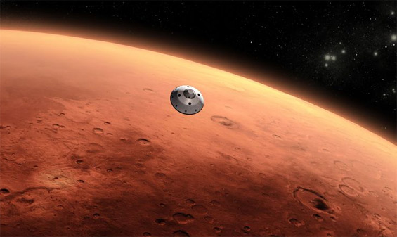 Российские космонавты впервые провели тест по ручной посадке на Марс 