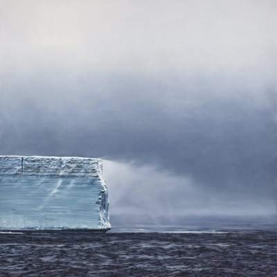 "Неземные" пейзажи Антарктики в картинах талантливой художницы. Фото