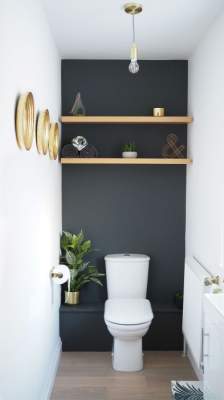 Удачные примеры организации пространства в маленькой ванной комнате. Фото