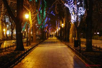 Виртуальная прогулка по ночной Одессе. Фото