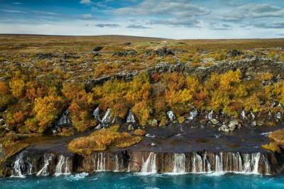 Красивейшие водопады Исландии в необычных кадрах. Фото