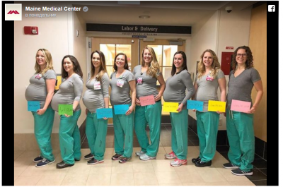 Бэби-бум: в роддоме забеременели сразу девять медсестер