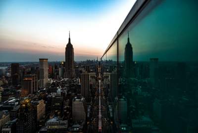 Нью-Йорк показали с высоты птичьего полета. Фото