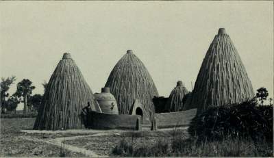 Необычная архитектура африканского племени. Фото