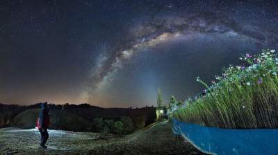 Так выглядит Млечный путь в небе над Аргентиной. Фото 