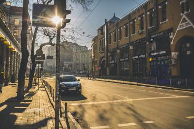 Как выглядит Киев в день выборов. Фото