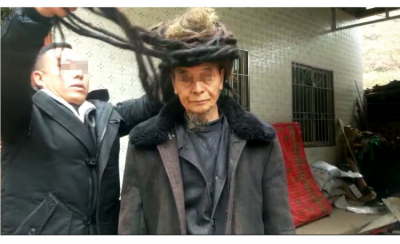 Китаец отрастил волосы длиной пять метров. Фото