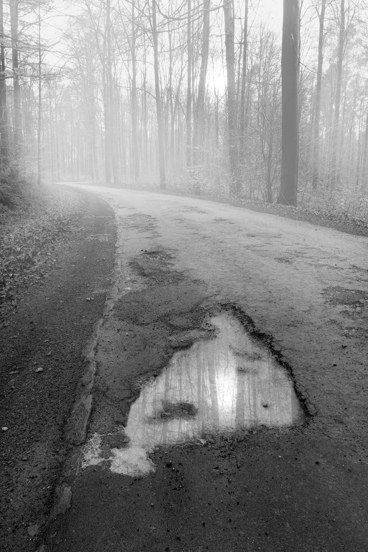 Снимки плохих бельгийских дорог в фотокниге