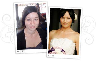 Чудеса преображения: невесты до и после нанесения макияжа. Фото