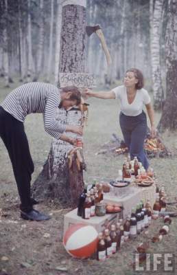 Работа и отдых молодежи во времена СССР. Фото