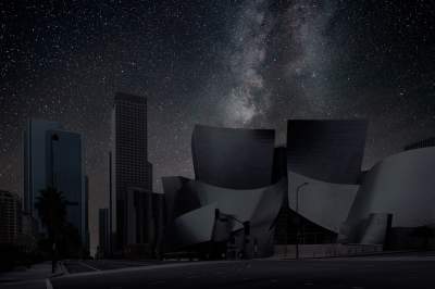Как выглядели бы мегаполисы без электричества ночью. Фото